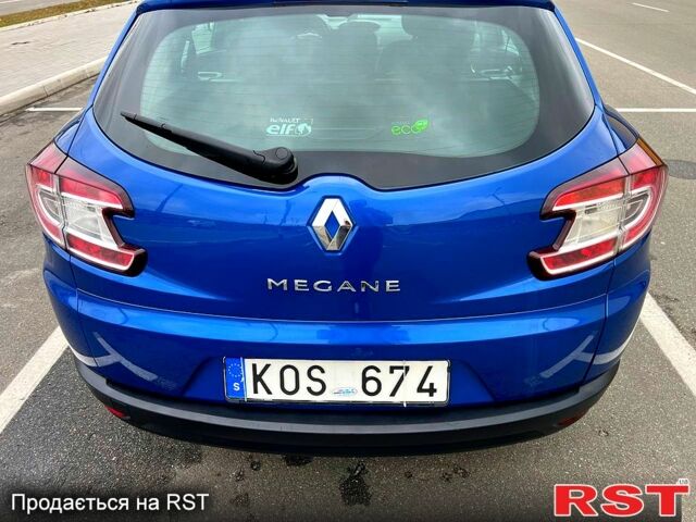 Синий Рено Меган, объемом двигателя 1.6 л и пробегом 252 тыс. км за 7200 $, фото 2 на Automoto.ua