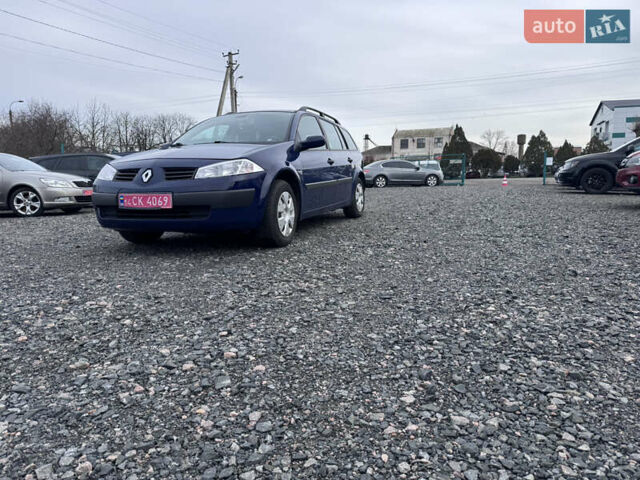 Синий Рено Меган, объемом двигателя 1.6 л и пробегом 240 тыс. км за 5400 $, фото 4 на Automoto.ua