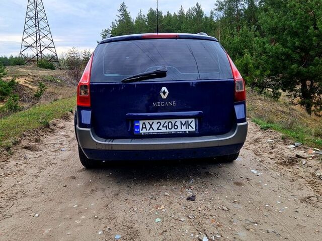Синий Рено Меган, объемом двигателя 1.6 л и пробегом 345 тыс. км за 5200 $, фото 4 на Automoto.ua