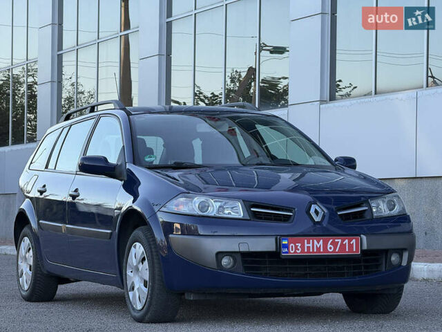 Рено Меган 2009 у Белой Церкве на Automoto.ua Синій Рено Меган, об'ємом двигуна 1.6 л та пробігом 202 тис. км за 5500 $, фото 3 на Automoto.ua