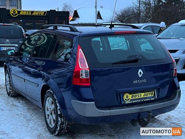 Синий Рено Меган, объемом двигателя 1.6 л и пробегом 161 тыс. км за 5899 $, фото 5 на Automoto.ua