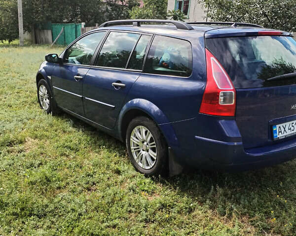 Синий Рено Меган, объемом двигателя 1.6 л и пробегом 220 тыс. км за 6200 $, фото 1 на Automoto.ua