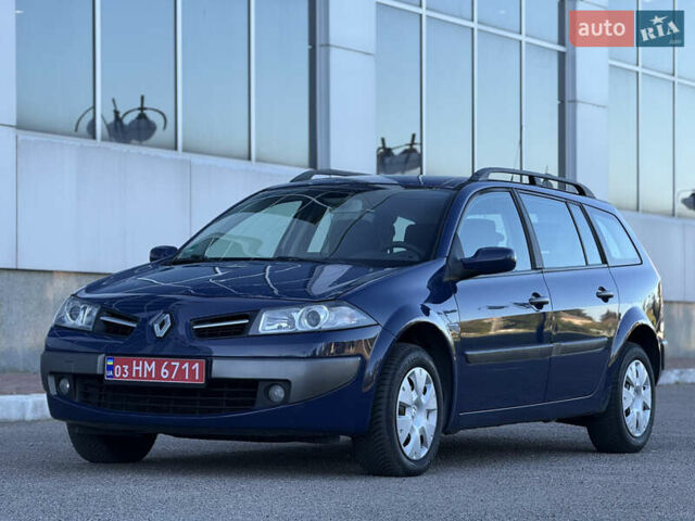 Рено Меган 2009 у Белой Церкве на Automoto.ua Синій Рено Меган, об'ємом двигуна 1.6 л та пробігом 202 тис. км за 5500 $, фото 21 на Automoto.ua