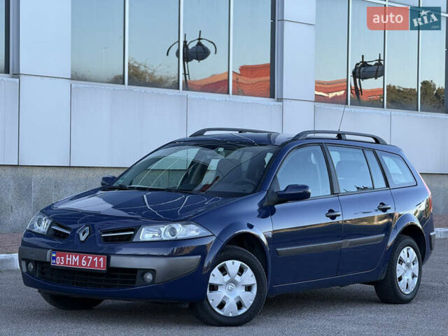 Рено Меган 2009 у Белой Церкве на Automoto.ua Синій Рено Меган, об'ємом двигуна 1.6 л та пробігом 202 тис. км за 5500 $, фото 55 на Automoto.ua