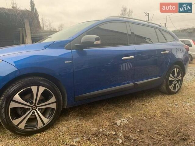 Синий Рено Меган, объемом двигателя 1.5 л и пробегом 290 тыс. км за 8850 $, фото 1 на Automoto.ua