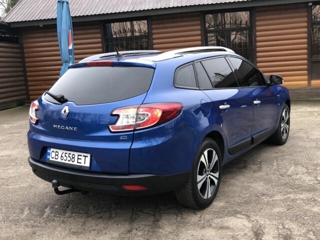 Синий Рено Меган, объемом двигателя 1.5 л и пробегом 340 тыс. км за 7800 $, фото 1 на Automoto.ua