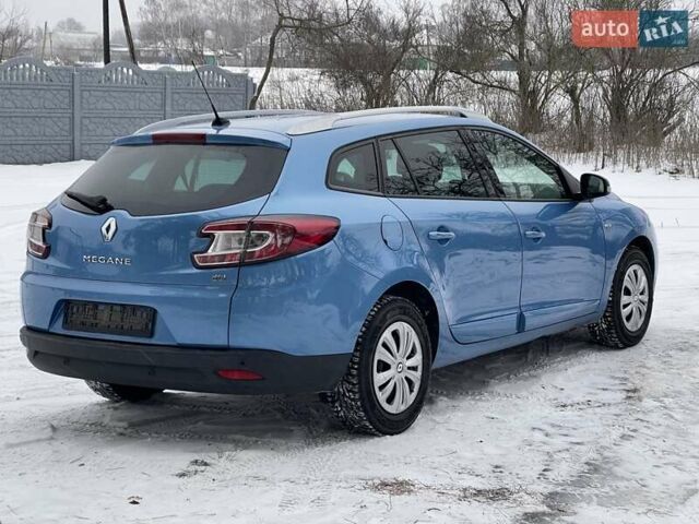 Синий Рено Меган, объемом двигателя 1.5 л и пробегом 230 тыс. км за 6750 $, фото 7 на Automoto.ua