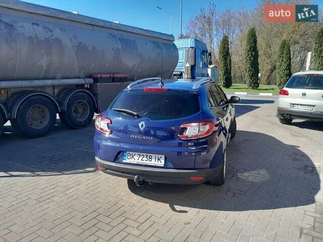 Синий Рено Меган, объемом двигателя 1.5 л и пробегом 233 тыс. км за 8199 $, фото 3 на Automoto.ua