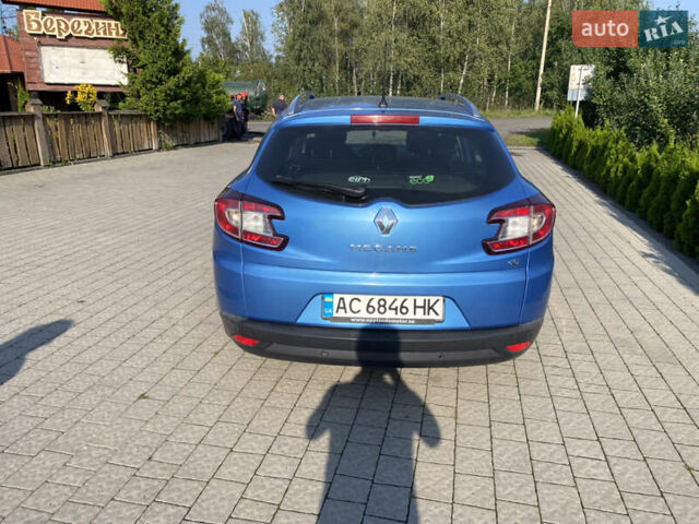 Синий Рено Меган, объемом двигателя 1.5 л и пробегом 230 тыс. км за 6600 $, фото 11 на Automoto.ua