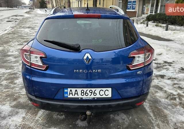Синий Рено Меган, объемом двигателя 1.5 л и пробегом 281 тыс. км за 8000 $, фото 5 на Automoto.ua