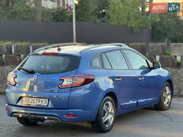 Синий Рено Меган, объемом двигателя 1.5 л и пробегом 294 тыс. км за 8900 $, фото 5 на Automoto.ua