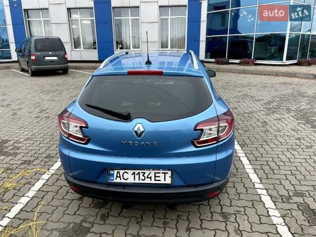 Синий Рено Меган, объемом двигателя 1.6 л и пробегом 222 тыс. км за 7300 $, фото 4 на Automoto.ua