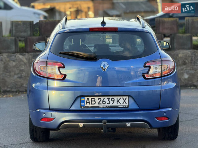 Синий Рено Меган, объемом двигателя 1.5 л и пробегом 294 тыс. км за 8900 $, фото 8 на Automoto.ua