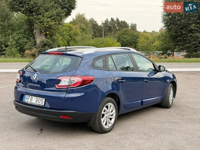 Синий Рено Меган, объемом двигателя 1.6 л и пробегом 160 тыс. км за 7600 $, фото 14 на Automoto.ua