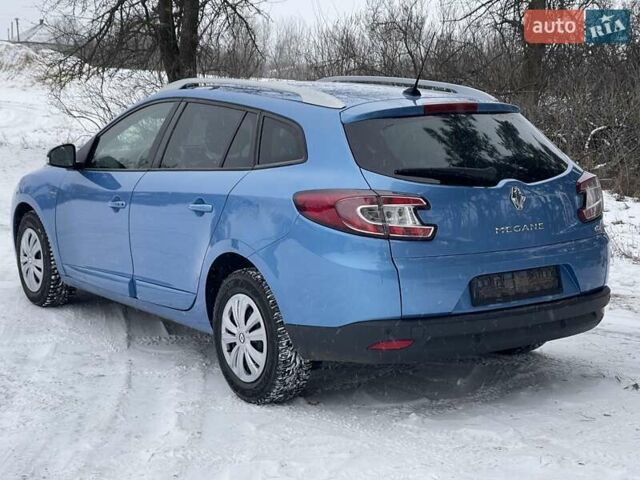 Синий Рено Меган, объемом двигателя 1.5 л и пробегом 230 тыс. км за 6750 $, фото 9 на Automoto.ua