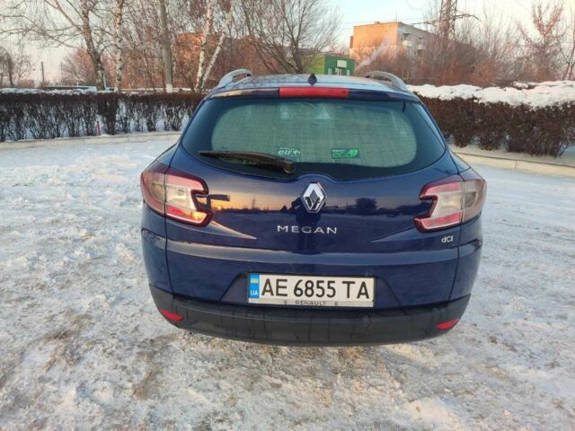 Синий Рено Меган, объемом двигателя 1.5 л и пробегом 200 тыс. км за 5700 $, фото 4 на Automoto.ua