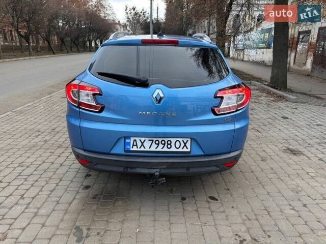 Синий Рено Меган, объемом двигателя 1.5 л и пробегом 216 тыс. км за 8250 $, фото 3 на Automoto.ua