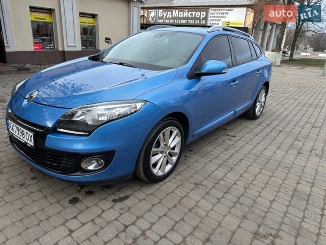Синий Рено Меган, объемом двигателя 1.5 л и пробегом 216 тыс. км за 8250 $, фото 1 на Automoto.ua