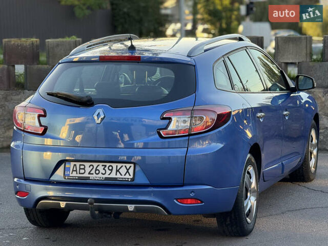 Синий Рено Меган, объемом двигателя 1.5 л и пробегом 294 тыс. км за 8900 $, фото 6 на Automoto.ua