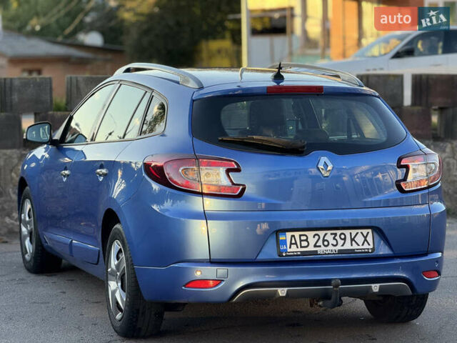 Синий Рено Меган, объемом двигателя 1.5 л и пробегом 294 тыс. км за 8900 $, фото 7 на Automoto.ua