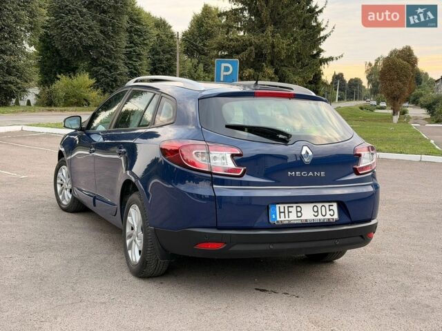 Синий Рено Меган, объемом двигателя 1.6 л и пробегом 160 тыс. км за 7600 $, фото 16 на Automoto.ua