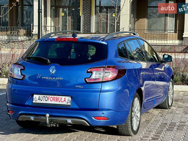 Синий Рено Меган, объемом двигателя 1.5 л и пробегом 228 тыс. км за 10490 $, фото 12 на Automoto.ua