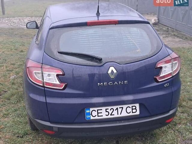 Синий Рено Меган, объемом двигателя 1.5 л и пробегом 183 тыс. км за 7300 $, фото 7 на Automoto.ua