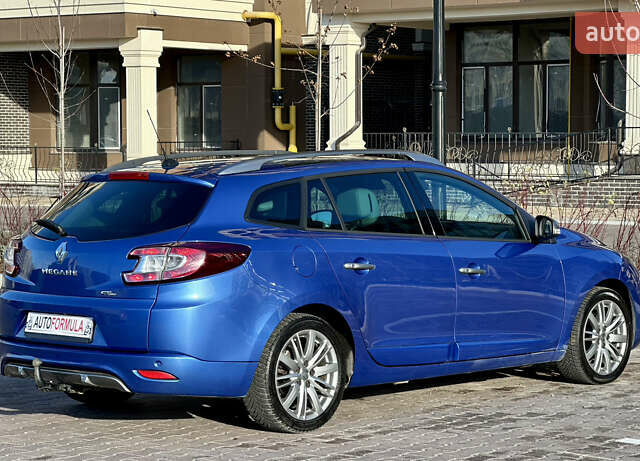 Синий Рено Меган, объемом двигателя 1.5 л и пробегом 228 тыс. км за 10490 $, фото 13 на Automoto.ua