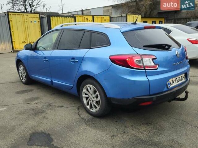 Синий Рено Меган, объемом двигателя 1.46 л и пробегом 265 тыс. км за 7900 $, фото 3 на Automoto.ua