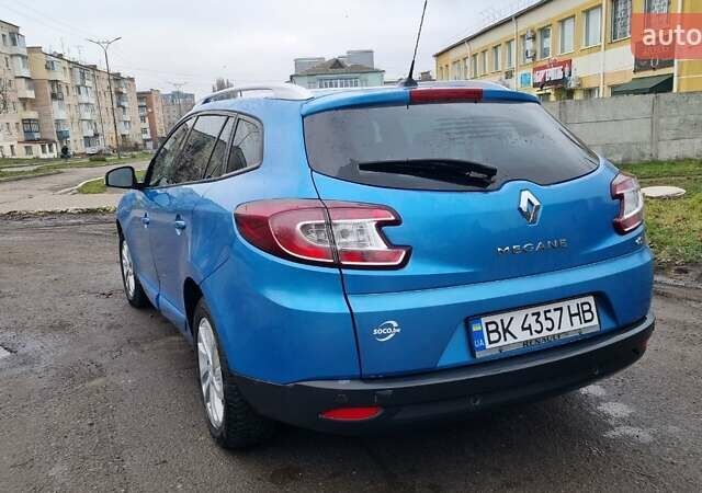 Синий Рено Меган, объемом двигателя 1.5 л и пробегом 187 тыс. км за 8700 $, фото 1 на Automoto.ua