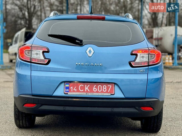 Синий Рено Меган, объемом двигателя 1.5 л и пробегом 194 тыс. км за 9300 $, фото 18 на Automoto.ua