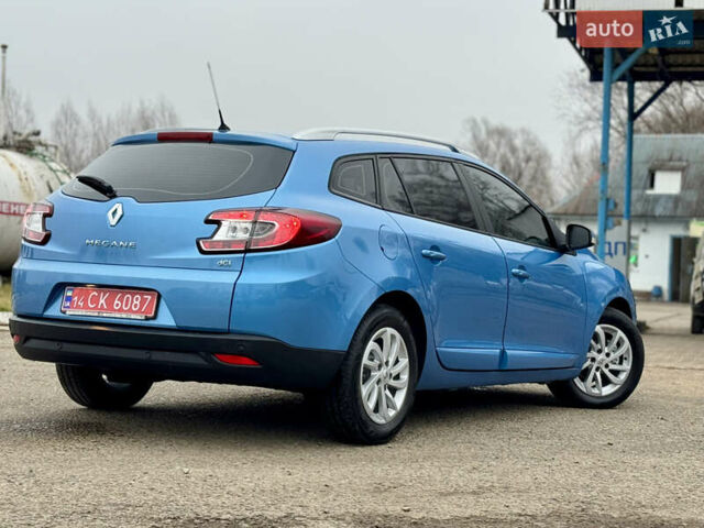 Синий Рено Меган, объемом двигателя 1.5 л и пробегом 194 тыс. км за 9300 $, фото 15 на Automoto.ua