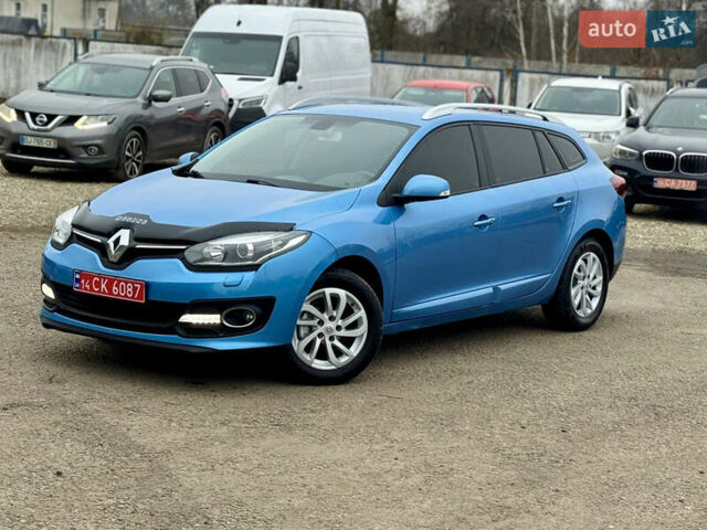 Синий Рено Меган, объемом двигателя 1.5 л и пробегом 194 тыс. км за 9300 $, фото 1 на Automoto.ua