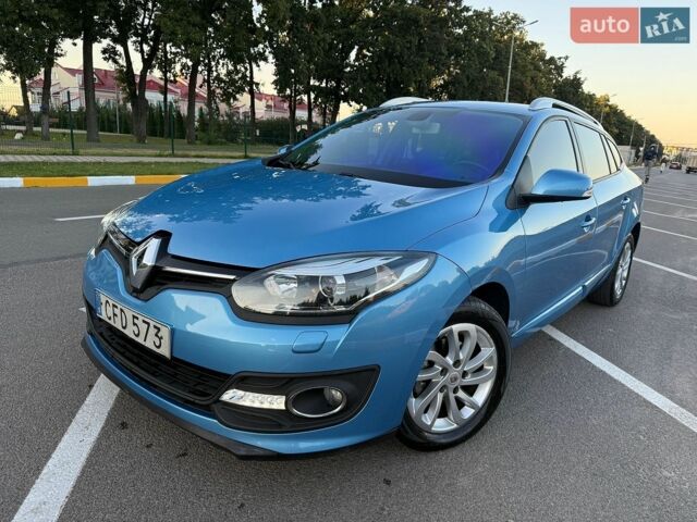 Синий Рено Меган, объемом двигателя 1.5 л и пробегом 170 тыс. км за 9499 $, фото 1 на Automoto.ua