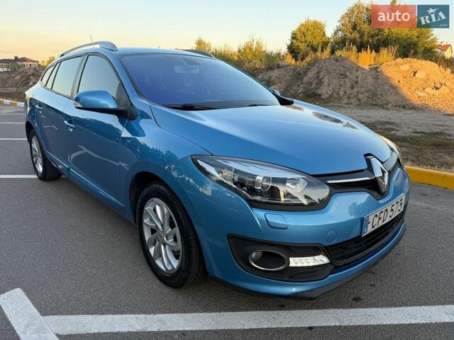 Синий Рено Меган, объемом двигателя 1.5 л и пробегом 170 тыс. км за 9499 $, фото 2 на Automoto.ua