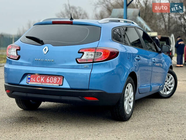 Синий Рено Меган, объемом двигателя 1.5 л и пробегом 194 тыс. км за 9300 $, фото 16 на Automoto.ua