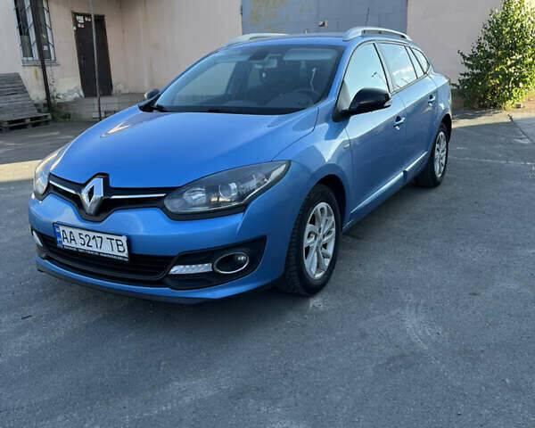 Синий Рено Меган, объемом двигателя 1.6 л и пробегом 216 тыс. км за 8700 $, фото 1 на Automoto.ua