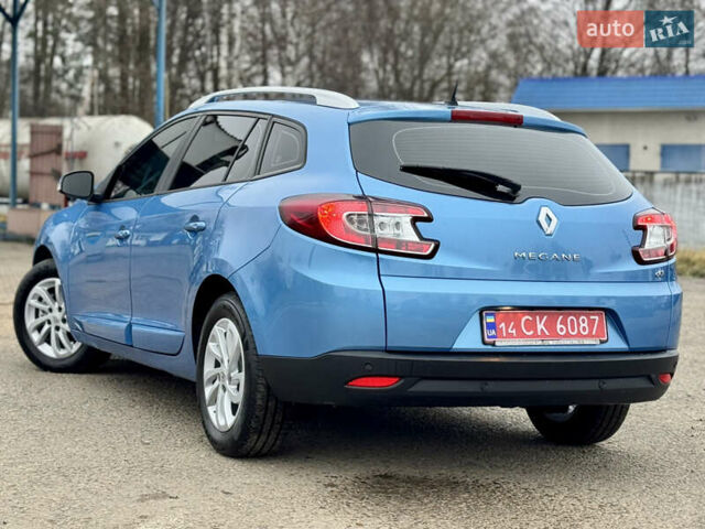 Синий Рено Меган, объемом двигателя 1.5 л и пробегом 194 тыс. км за 9300 $, фото 19 на Automoto.ua