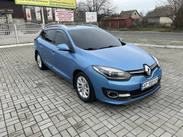 Синий Рено Меган, объемом двигателя 1.6 л и пробегом 279 тыс. км за 8350 $, фото 3 на Automoto.ua