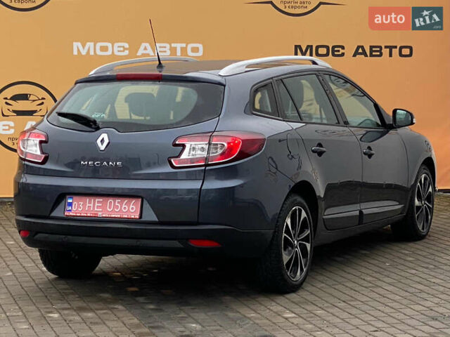 Синий Рено Меган, объемом двигателя 1.5 л и пробегом 153 тыс. км за 9600 $, фото 4 на Automoto.ua