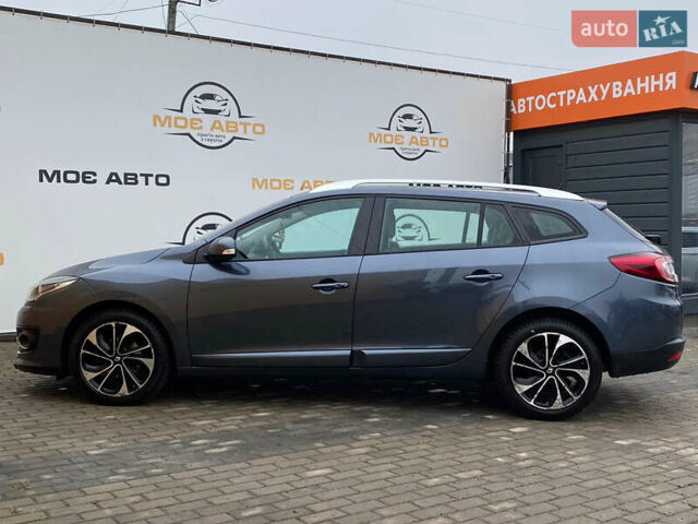 Синий Рено Меган, объемом двигателя 1.5 л и пробегом 153 тыс. км за 9600 $, фото 1 на Automoto.ua