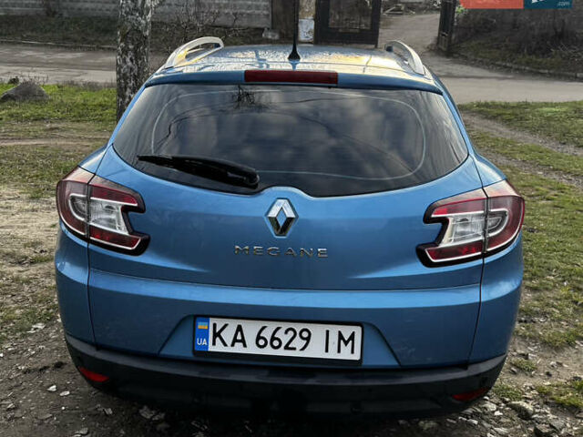 Синий Рено Меган, объемом двигателя 1.5 л и пробегом 294 тыс. км за 9200 $, фото 7 на Automoto.ua