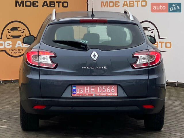 Синий Рено Меган, объемом двигателя 1.5 л и пробегом 153 тыс. км за 9600 $, фото 3 на Automoto.ua
