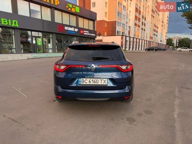 Синий Рено Меган, объемом двигателя 1.5 л и пробегом 243 тыс. км за 10800 $, фото 2 на Automoto.ua