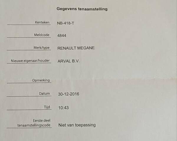 Синий Рено Меган, объемом двигателя 1.46 л и пробегом 137 тыс. км за 14800 $, фото 16 на Automoto.ua