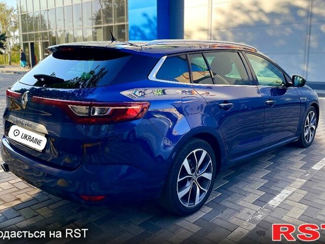 Синий Рено Меган, объемом двигателя 1.5 л и пробегом 215 тыс. км за 12500 $, фото 2 на Automoto.ua