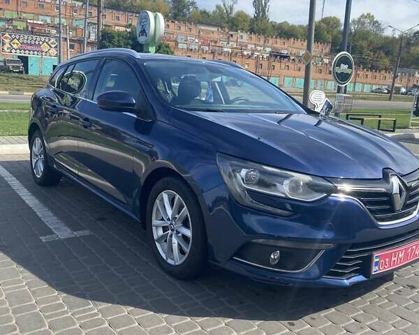 Синий Рено Меган, объемом двигателя 1.5 л и пробегом 215 тыс. км за 11000 $, фото 1 на Automoto.ua