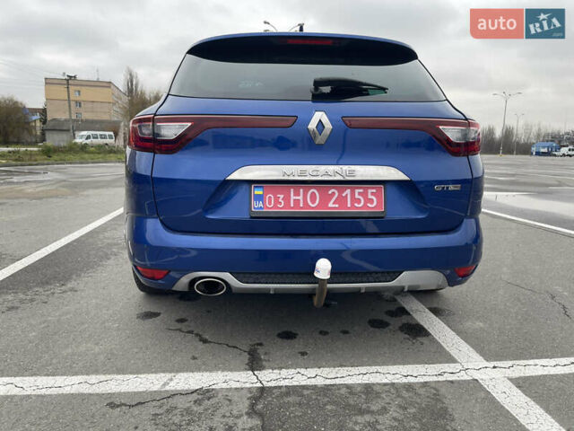 Синий Рено Меган, объемом двигателя 1.5 л и пробегом 198 тыс. км за 14999 $, фото 11 на Automoto.ua