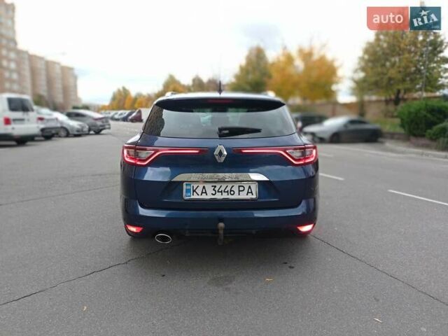 Рено Меган 2017 у Києві на Automoto.ua Синій Рено Меган, об'ємом двигуна 1.5 л та пробігом 239 тис. км за 11999 $, фото 4 на Automoto.ua