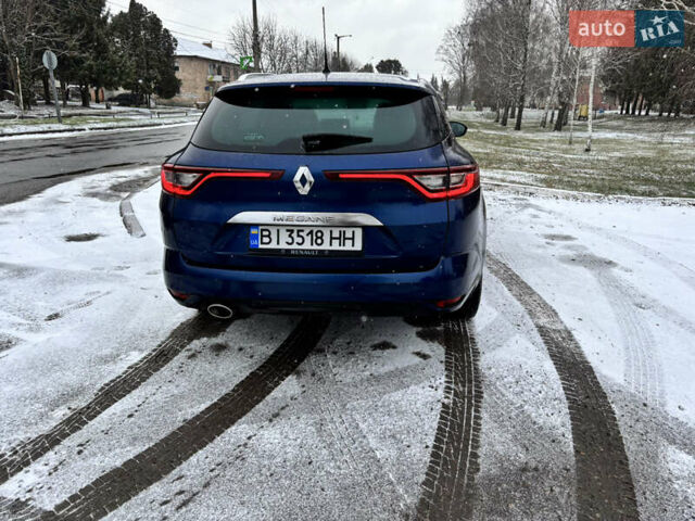 Синий Рено Меган, объемом двигателя 1.46 л и пробегом 238 тыс. км за 12700 $, фото 4 на Automoto.ua